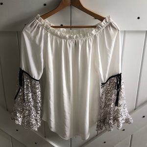 WHBM Lace Blouse